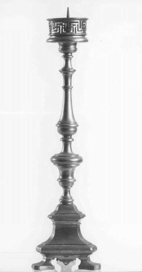 candeliere, serie - manifattura veneta (primo quarto sec. XIX)