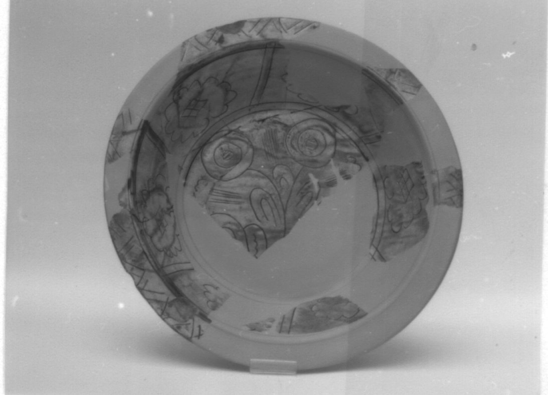 piatto - ambito emiliano (secc. XV/ XVI)