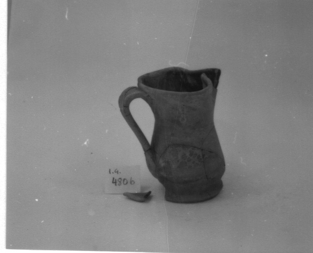 boccale - ambito ferrarese (seconda metà sec. XIV)