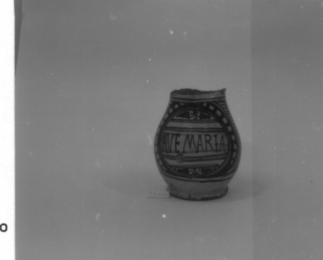 boccale - ambito romagnolo (secc. XV/ XVI)