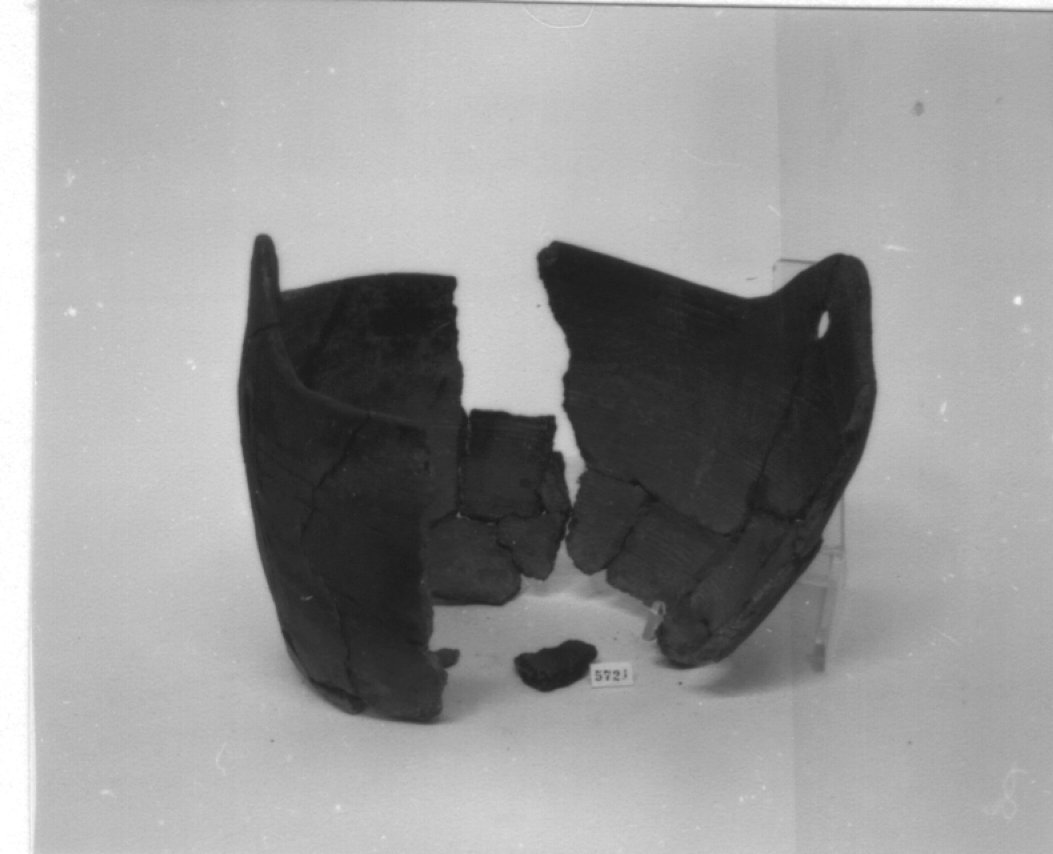 secchiello, frammento - ambito veneto (secc. XIV/ XV)