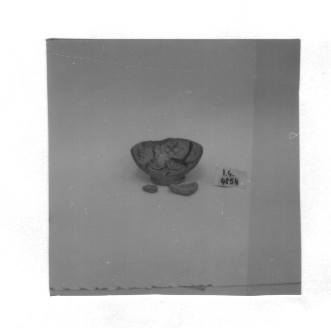 scodella, frammento - ambito ferrarese (prima metà sec. XV)