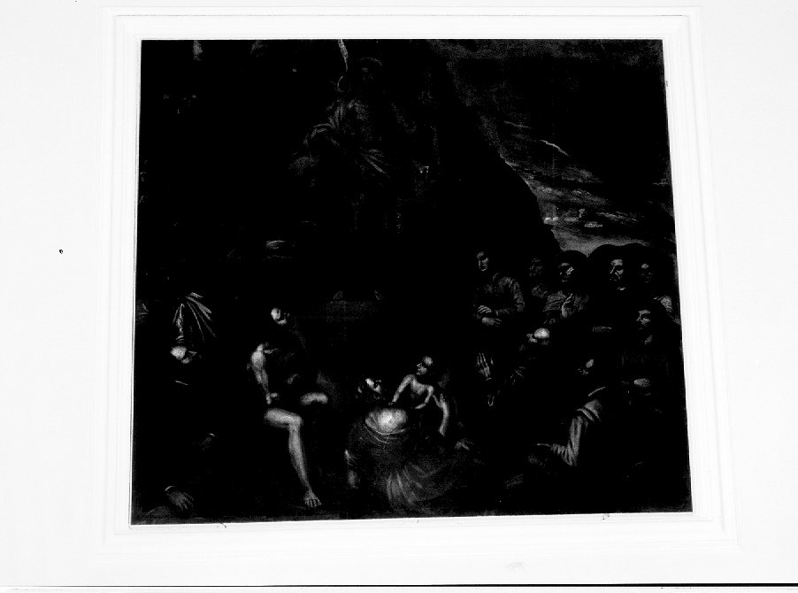 San Giovanni Battista predica nel deserto (dipinto) di Maganza Girolamo (primo quarto sec. XVII)