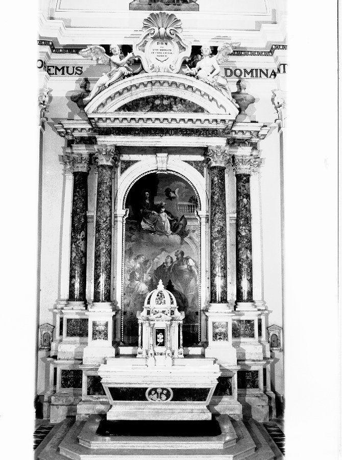 altare maggiore di Miazzi Giovanni, Lezzeni Rinaldo (sec. XVIII)