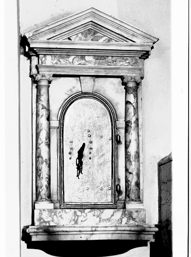 armadietto per oli santi - bottega vicentina (ultimo quarto sec. XVIII)