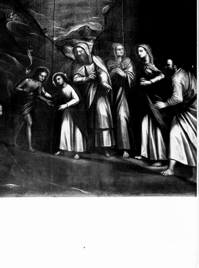 Gesù Bambino e San Giovannino (dipinto) di Maganza Girolamo (primo quarto sec. XVII)