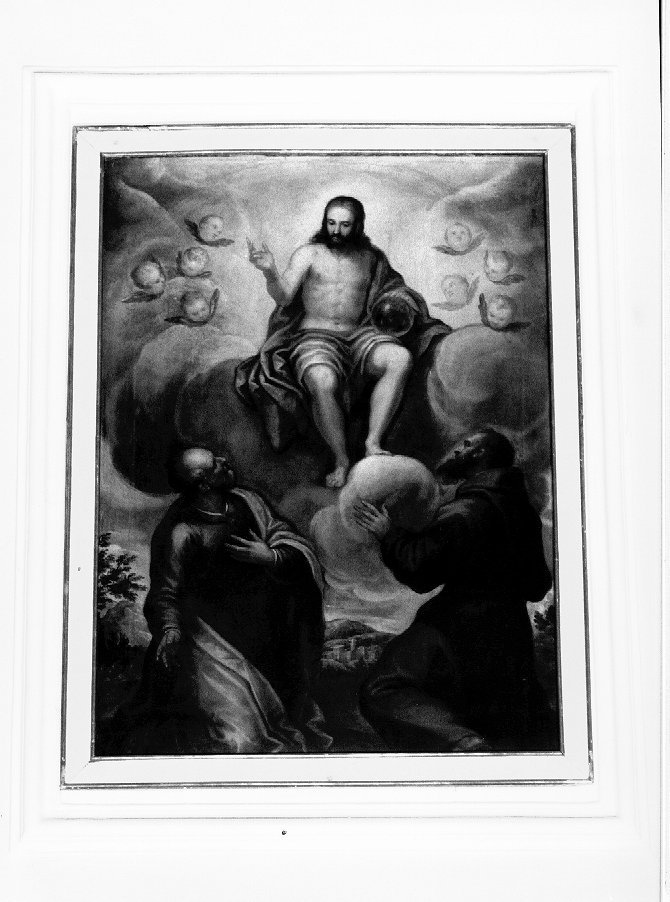 Cristo e San Pietro (dipinto) di Maganza Alessandro (sec. XVII)