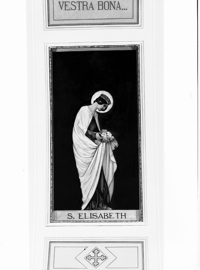 Santa Elisabetta (dipinto) di Pupin Valentino (sec. XX)