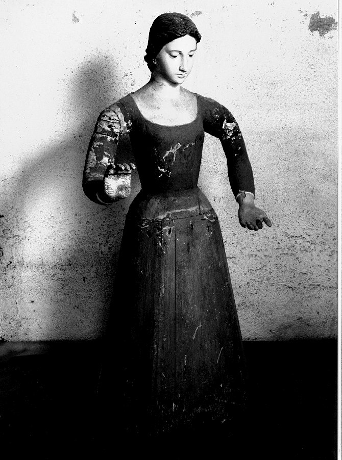 Santa (statua) - ambito veneto (prima metà sec. XIX)