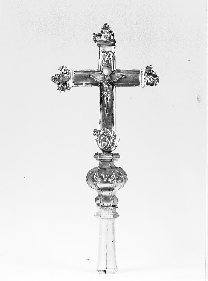 croce processionale - bottega veneta (prima metà sec. XVIII)