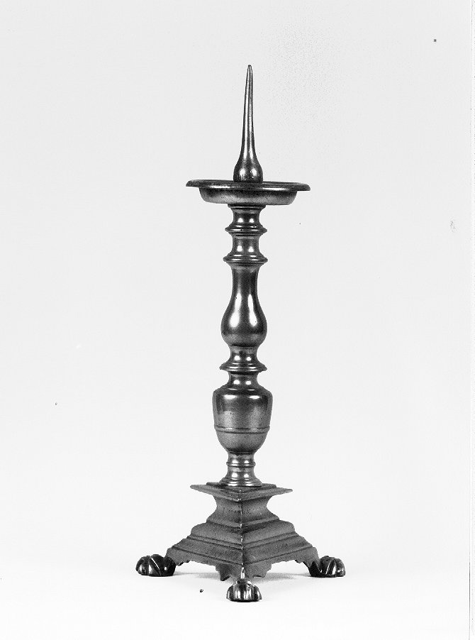 candeliere d'altare - ambito veneto (sec. XVIII)