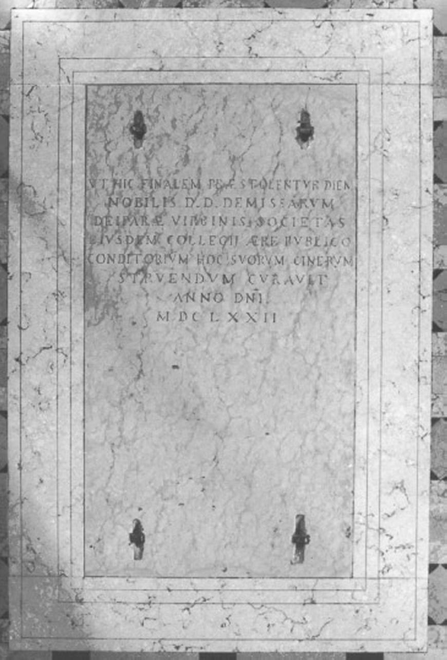 lapide - ambito veneto (sec. XVII)