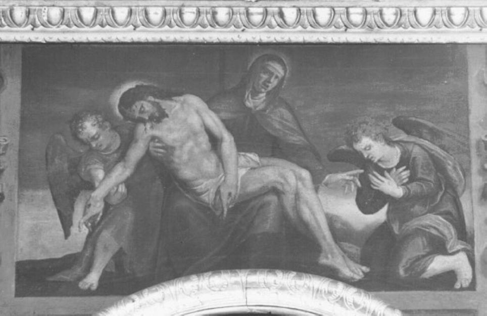 Pietà (dipinto) di Fasolo Giovanni Antonio (attribuito) (sec. XVI)