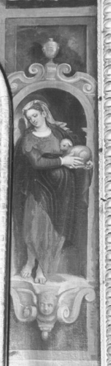 Sant'Agnese (dipinto) di Fasolo Giovanni Antonio (attribuito) (sec. XVI)