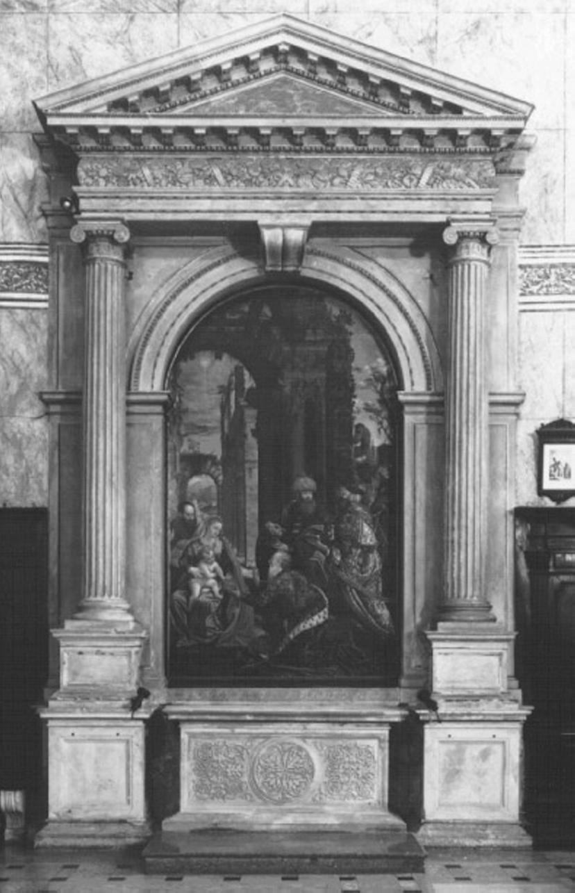 altare di Giovanni Di Giacomo Da Porlezza (bottega) (sec. XVI)