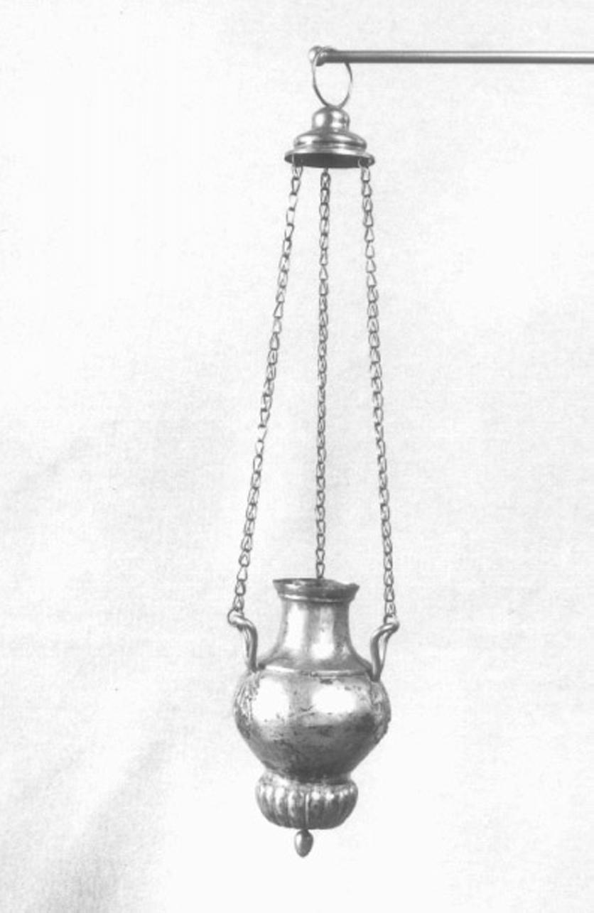 lampada pensile di A. M (prima metà sec. XIX)