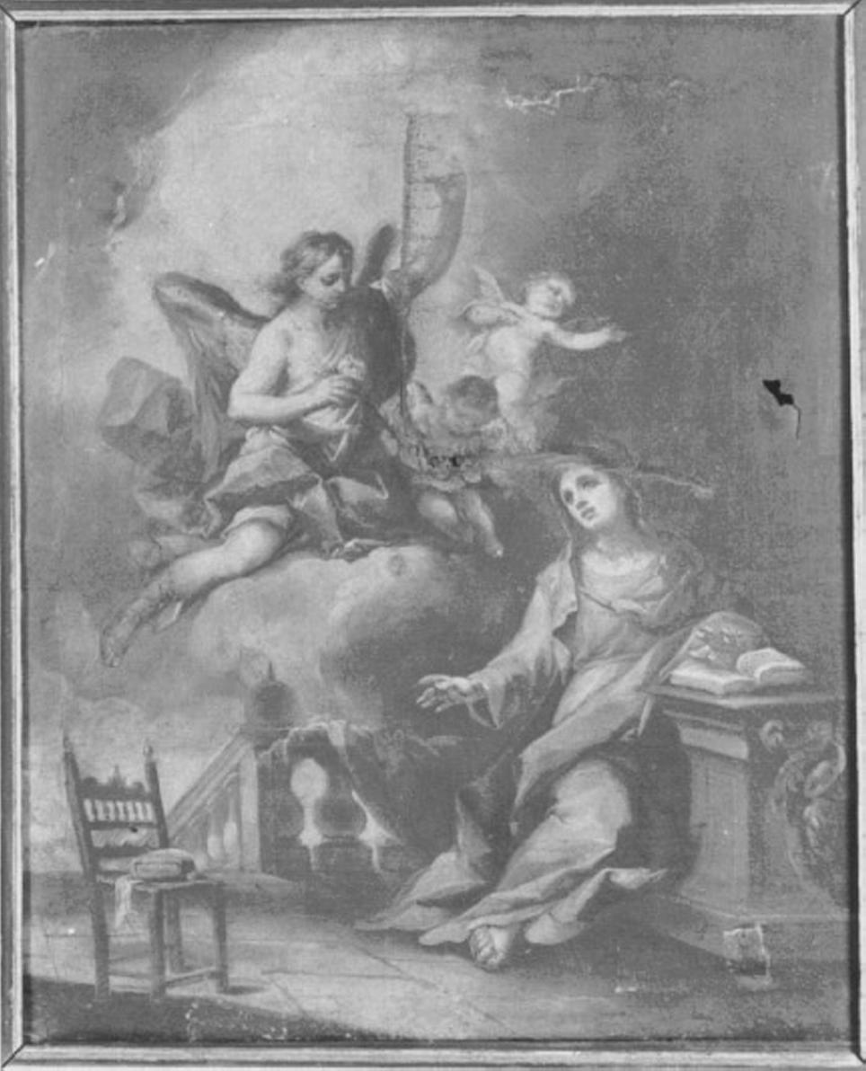 Annunciazione (dipinto) di Pasqualotto Costantino detto Costantini (attribuito) (prima metà sec. XVIII)