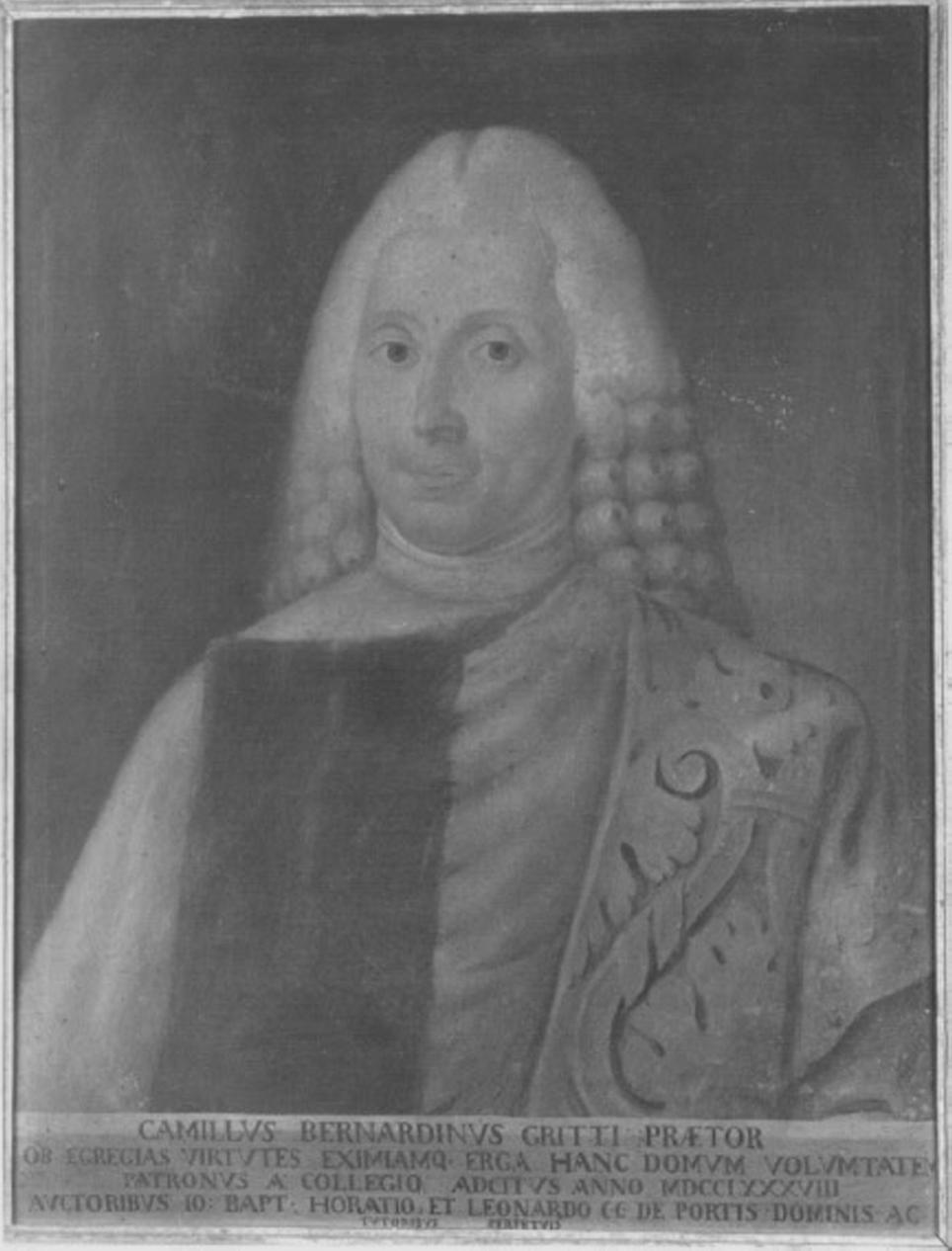 ritratto d'uomo (dipinto) - ambito vicentino (sec. XVIII)