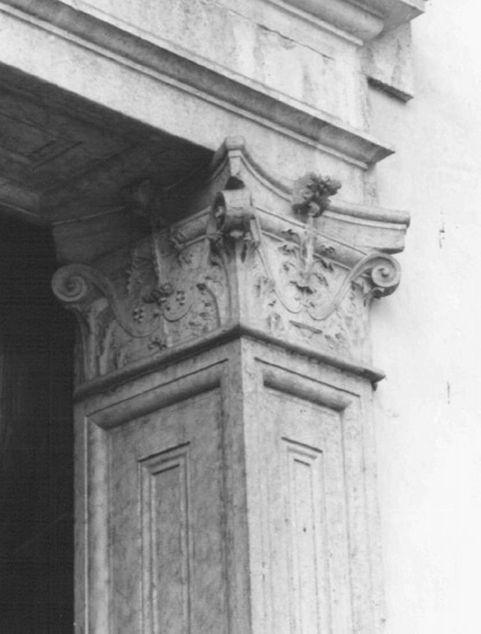 capitello di Pardi Lorenzo detto Lorenzo Da Bologna (attribuito) (sec. XVI)