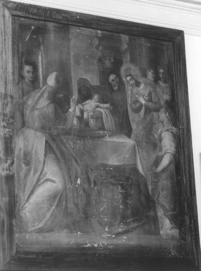 circoncisione di Gesù Bambino (dipinto) - ambito veneto (secc. XVI/ XVII)