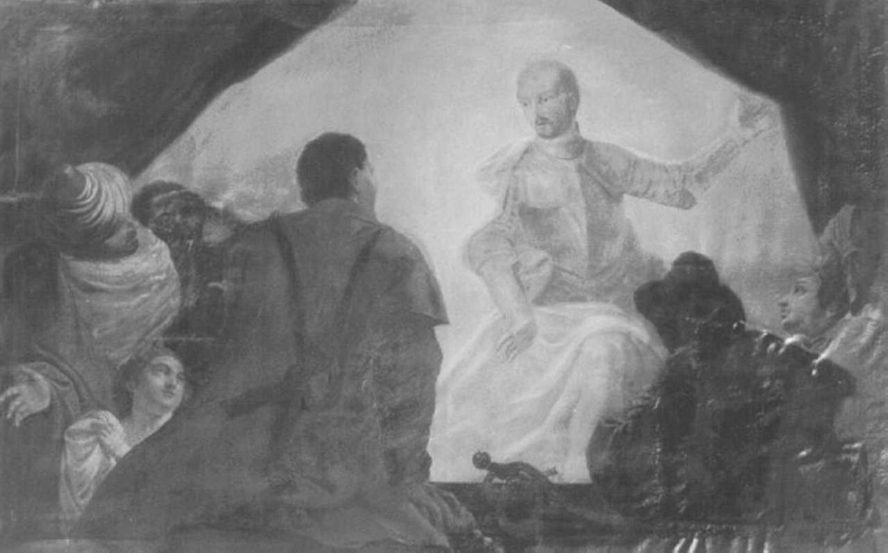 Predica di San Sebastiano, San Sebastiano (dipinto) di Sandri Stefano (sec. XVIII)