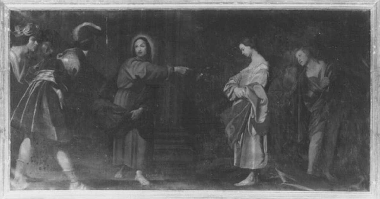 Cristo e l'adultera (dipinto) - ambito veneto (sec. XIX)