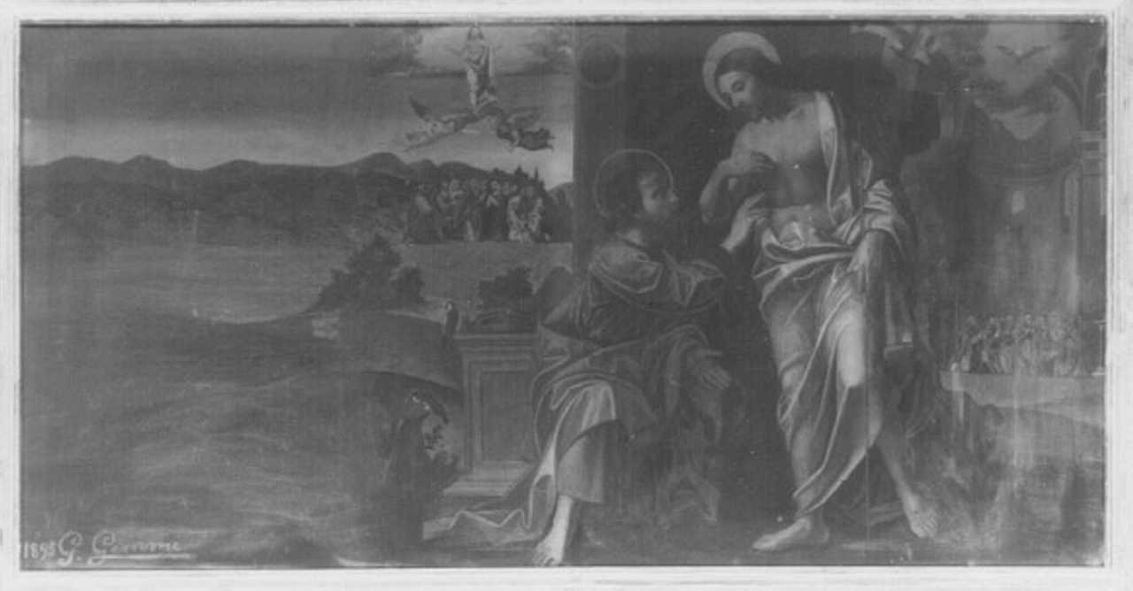 incredulità di San Tommaso (dipinto) di Gemmi Giacomo (sec. XIX)