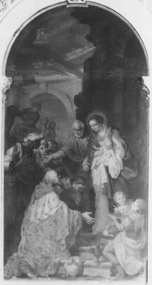 adorazione dei Re Magi (dipinto) di Ugolini Agostino (sec. XIX)