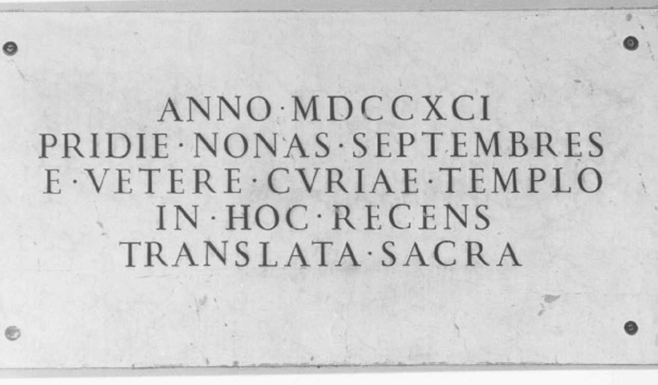 lapide - ambito veneto (sec. XVIII)