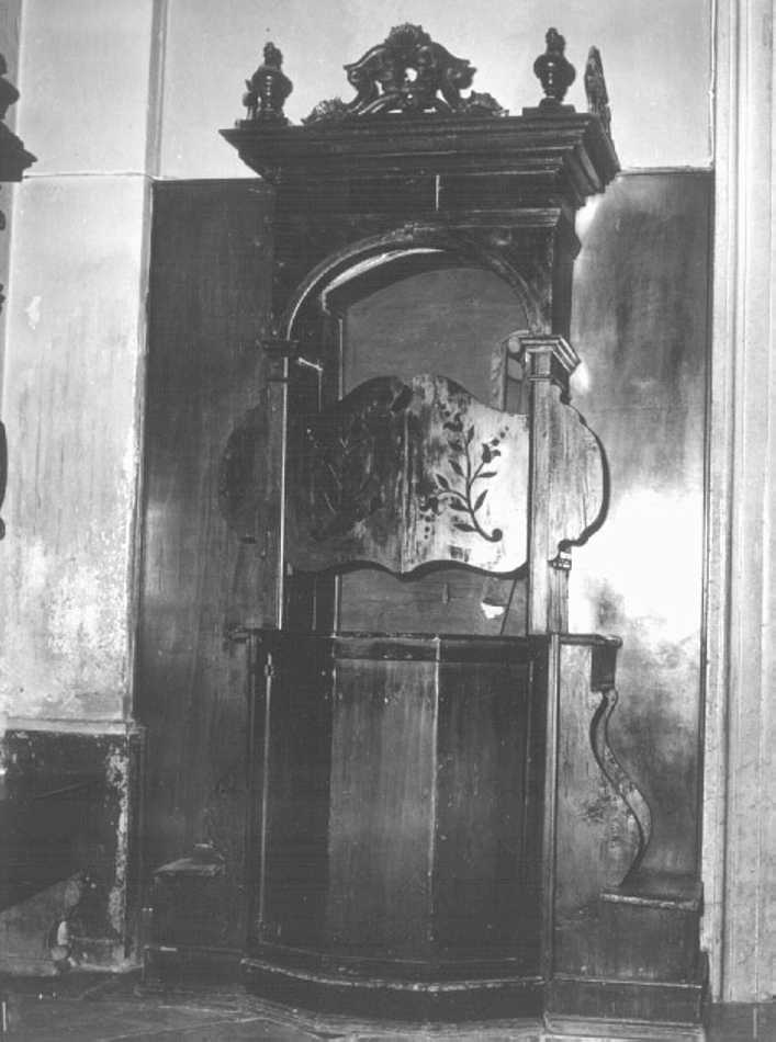 confessionale - ambito veronese (sec. XVIII)