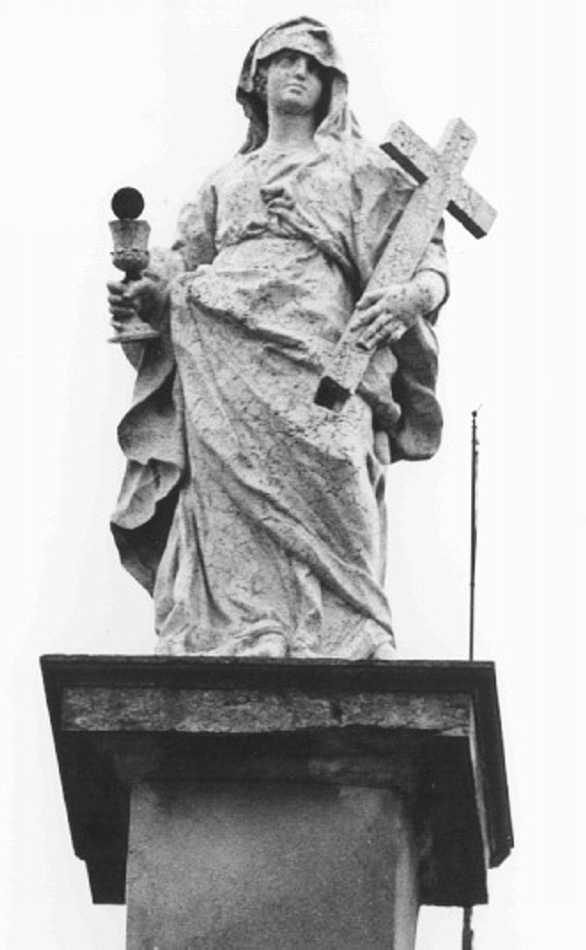 tre Virtù Teologali (statua) - ambito veneto (seconda metà sec. XIX)