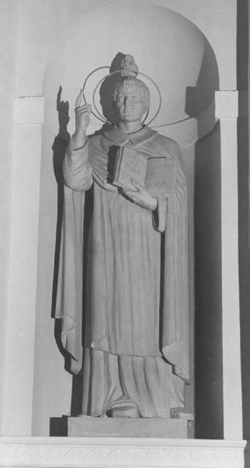 San Vincenzo Ferrer (statua) di Righetti Silvio (attribuito) (sec. XX)