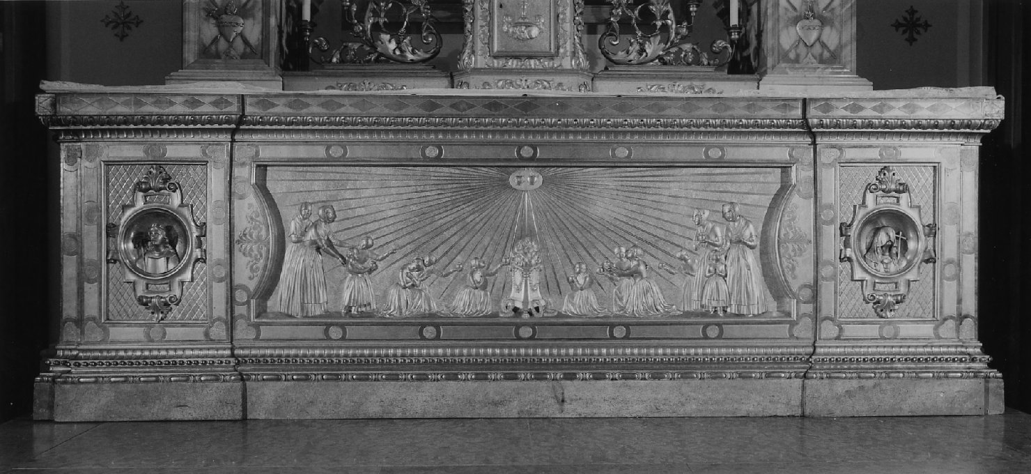 mensa d'altare di Gasparoni Giovanni (sec. XIX)