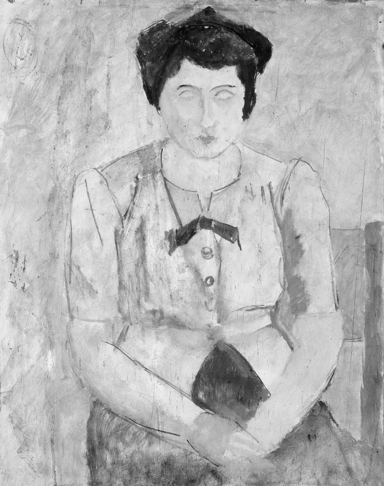 ritratto di donna (dipinto, opera isolata) di Semeghini Pio (sec. XX)